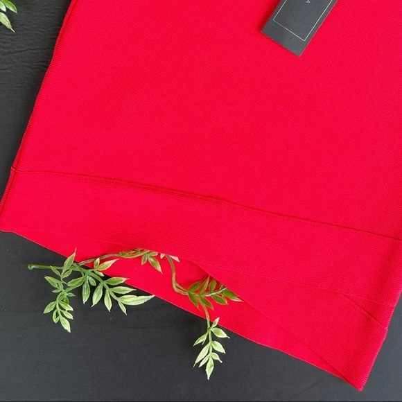 Size XXS Red BCBG MAXAZRIA Silvie Skirt - Picture 5 of 11